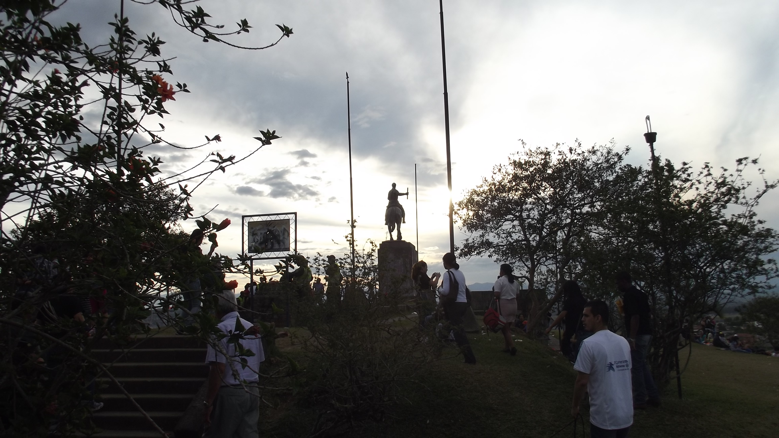 Calle del centro historico de Popayan